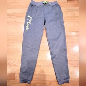 Girls Puma Jogger Fleece Pant